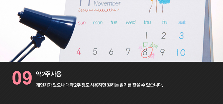 치료 일정 확인 참고 사진